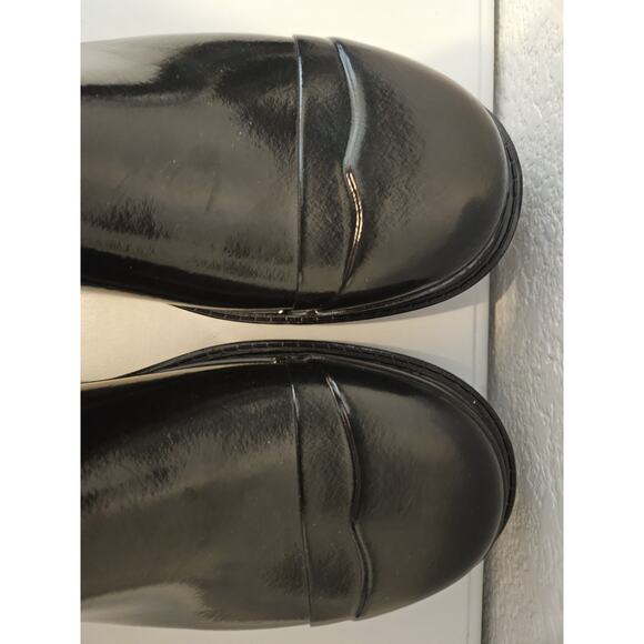 NEW Hunter Commando Chelsea Gloss Boot Women SZ 11 Block Heel Flexible G - Picture 9 of 11